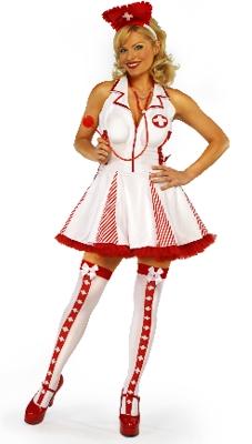 White Nurses Costume